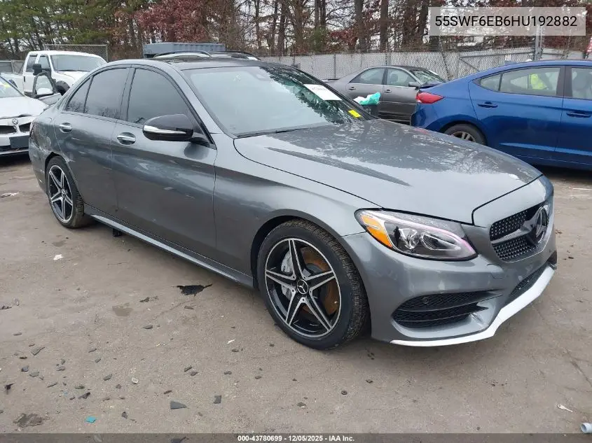 55SWF6EB6HU192882 2017 Mercedes-Benz Amg C 43 4Matic