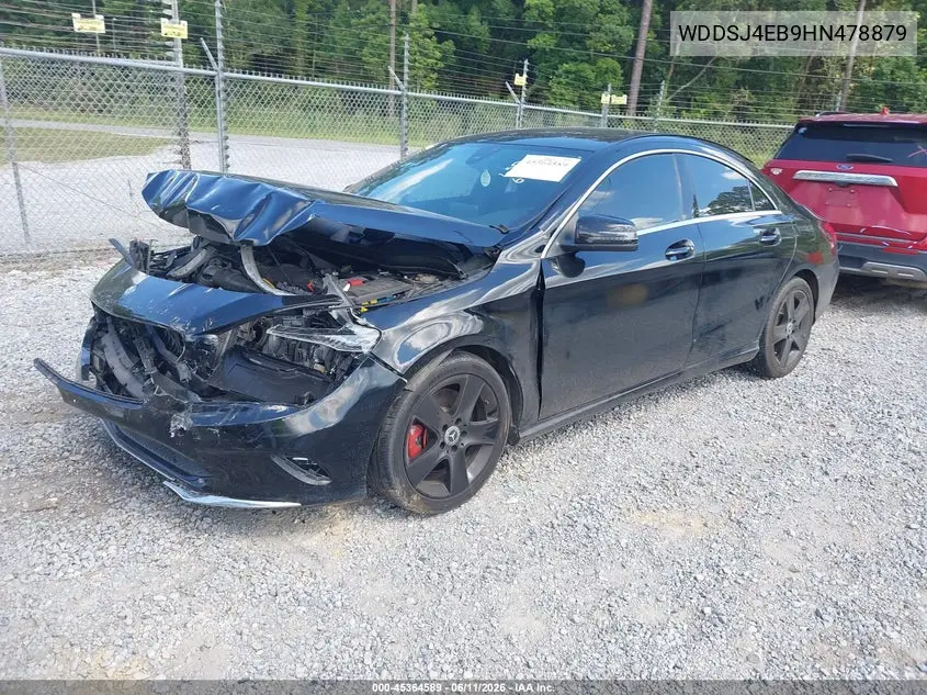 2017 Mercedes-Benz Cla 250 VIN: WDDSJ4EB9HN478879 Lot: 45364589