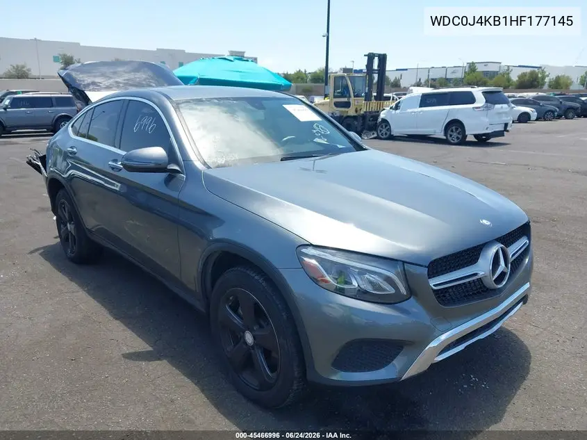 2017 Mercedes-Benz Glc 300 Coupe 4Matic VIN: WDC0J4KB1HF177145 Lot: 45466996