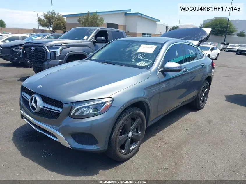 2017 Mercedes-Benz Glc 300 Coupe 4Matic VIN: WDC0J4KB1HF177145 Lot: 45466996