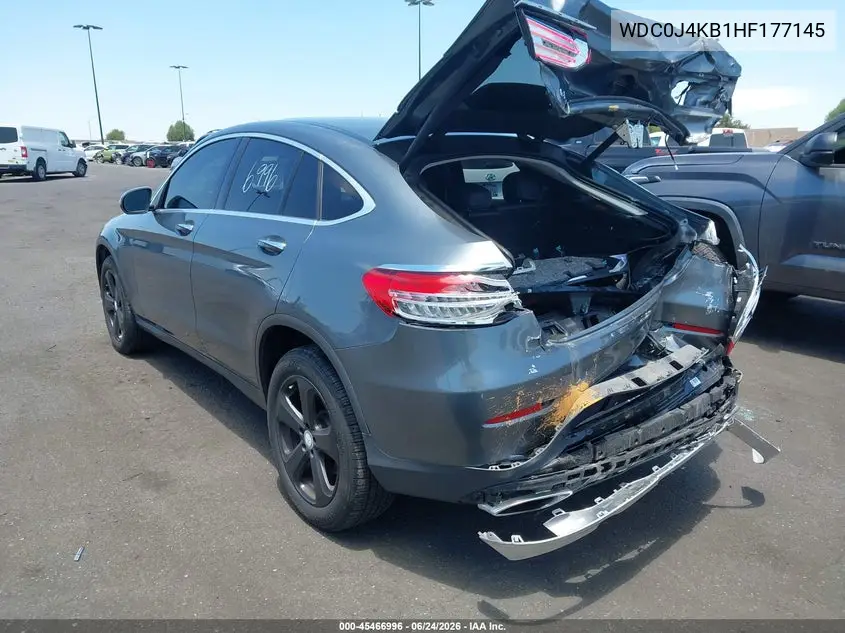 2017 Mercedes-Benz Glc 300 Coupe 4Matic VIN: WDC0J4KB1HF177145 Lot: 45466996