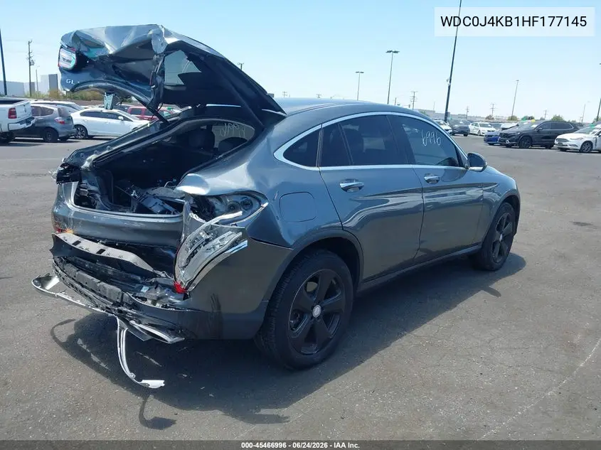 2017 Mercedes-Benz Glc 300 Coupe 4Matic VIN: WDC0J4KB1HF177145 Lot: 45466996
