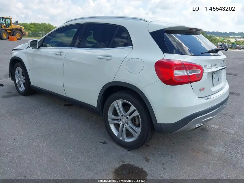 2017 Mercedes-Benz Gla 250 VIN: WDCTG4EB6HJ357337 Lot: 45543202