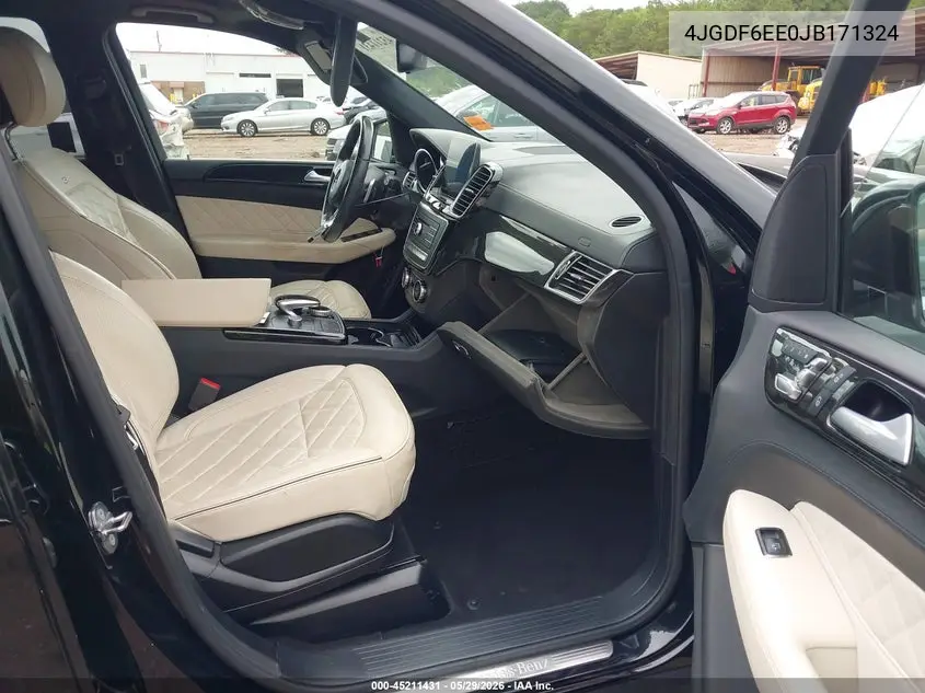 2018 Mercedes-Benz Gls 450 4Matic VIN: 4JGDF6EE0JB171324 Lot: 45211431