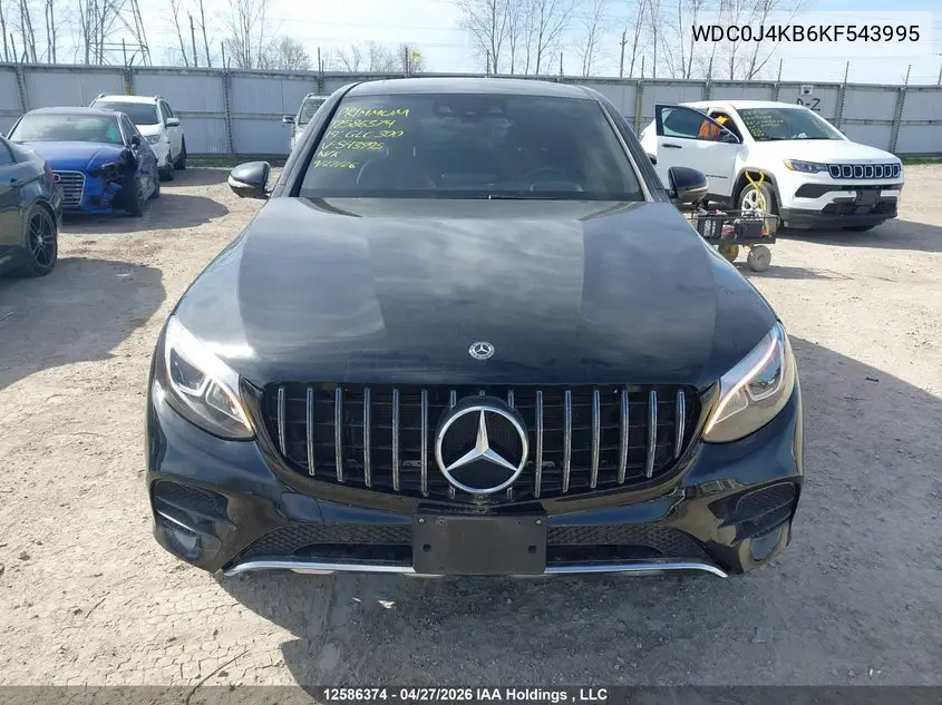 2019 Mercedes-Benz Glc 300 Coupe 4Matic VIN: WDC0J4KB6KF543995 Lot: 12586374