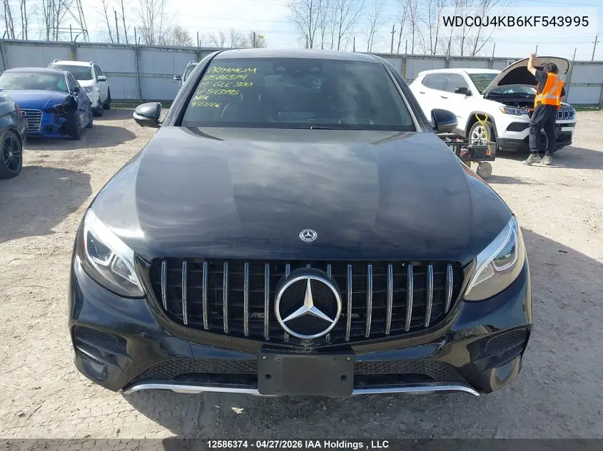 2019 Mercedes-Benz Glc 300 Coupe 4Matic VIN: WDC0J4KB6KF543995 Lot: 12586374