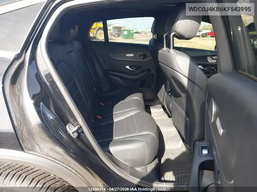 2019 Mercedes-Benz Glc 300 Coupe 4Matic VIN: WDC0J4KB6KF543995 Lot: 12586374