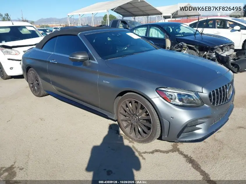 WDDWK6EB7KF826495 2019 Mercedes-Benz Amg C 43 4Matic