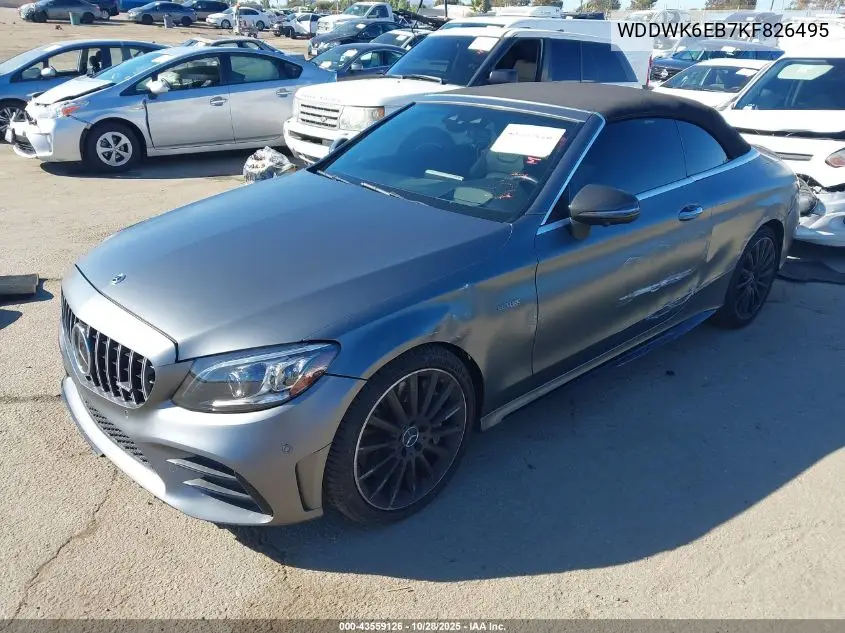 WDDWK6EB7KF826495 2019 Mercedes-Benz Amg C 43 4Matic