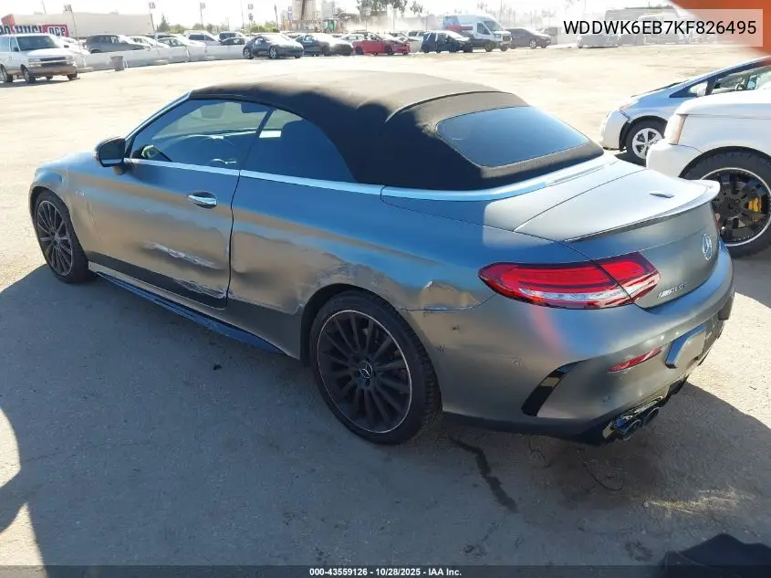 WDDWK6EB7KF826495 2019 Mercedes-Benz Amg C 43 4Matic