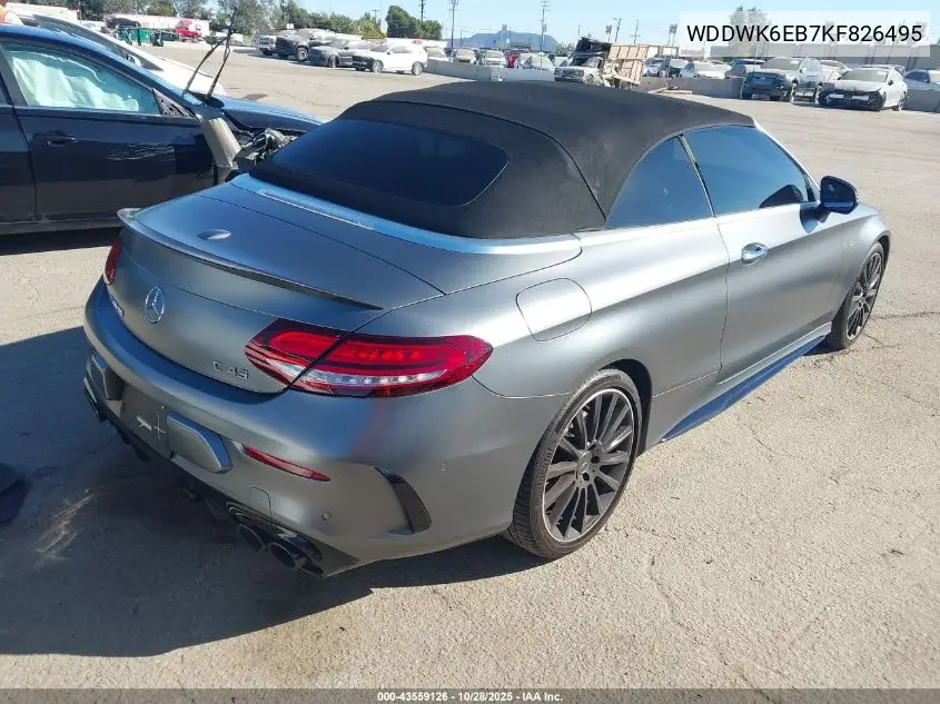 WDDWK6EB7KF826495 2019 Mercedes-Benz Amg C 43 4Matic