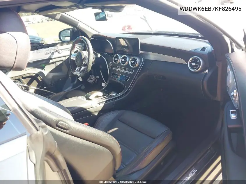 WDDWK6EB7KF826495 2019 Mercedes-Benz Amg C 43 4Matic