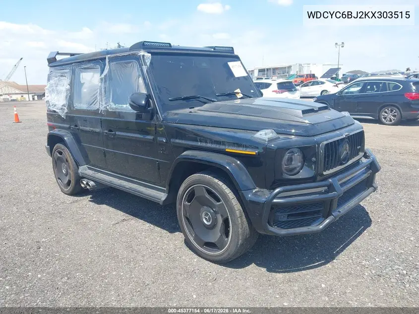 2019 Mercedes-Benz G 550 4Matic VIN: WDCYC6BJ2KX303515 Lot: 45377154