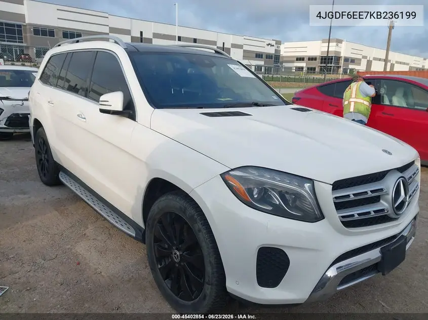 2019 Mercedes-Benz Gls 450 4Matic VIN: 4JGDF6EE7KB236199 Lot: 45402854