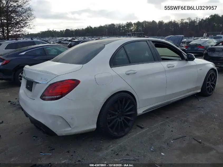55SWF6EB6LU329957 2020 Mercedes-Benz Amg C 43 4Matic