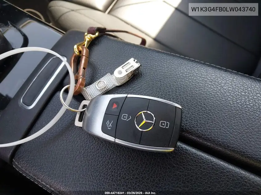 2020 Mercedes-Benz A 220 4Matic VIN: W1K3G4FB0LW043740 Lot: 44718341
