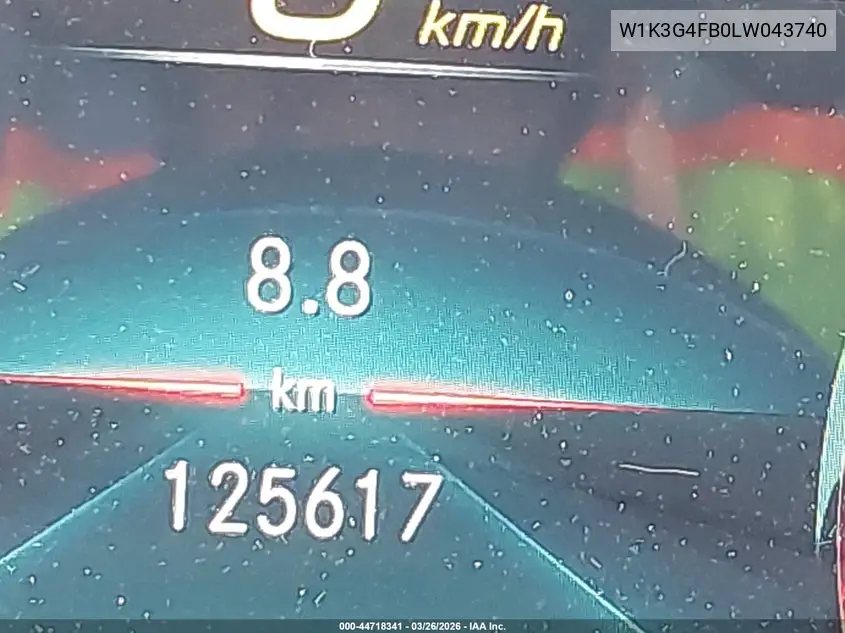 2020 Mercedes-Benz A 220 4Matic VIN: W1K3G4FB0LW043740 Lot: 44718341