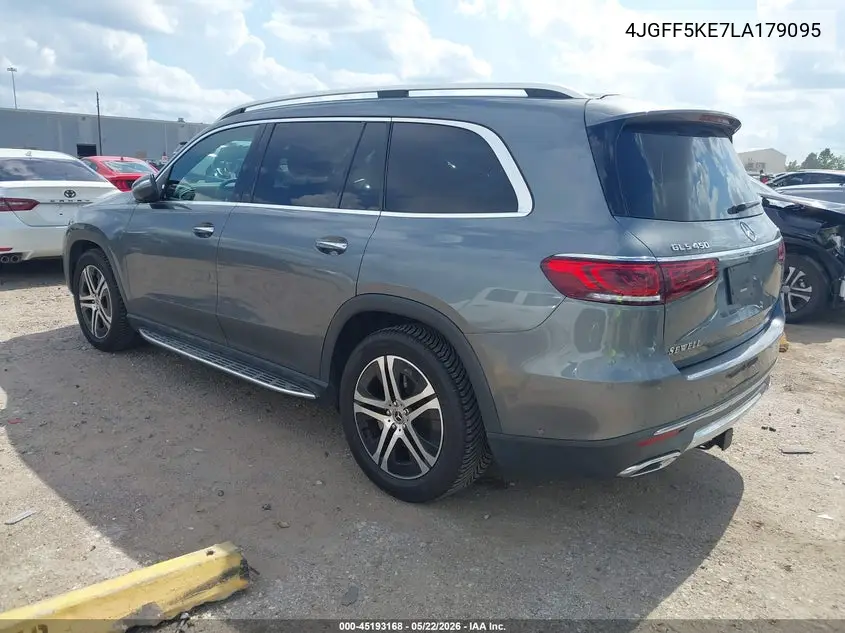 2020 Mercedes-Benz Gls 450 4Matic VIN: 4JGFF5KE7LA179095 Lot: 45193168