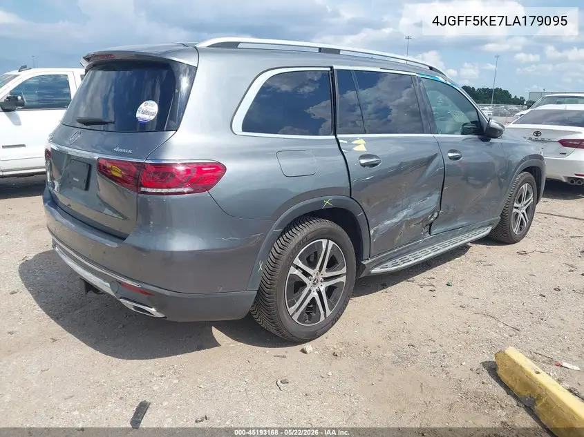 2020 Mercedes-Benz Gls 450 4Matic VIN: 4JGFF5KE7LA179095 Lot: 45193168