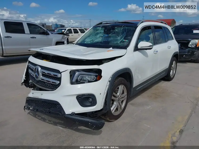 2020 Mercedes-Benz Glb 250 4Matic VIN: WDC4M4HB8LW009852 Lot: 45369364