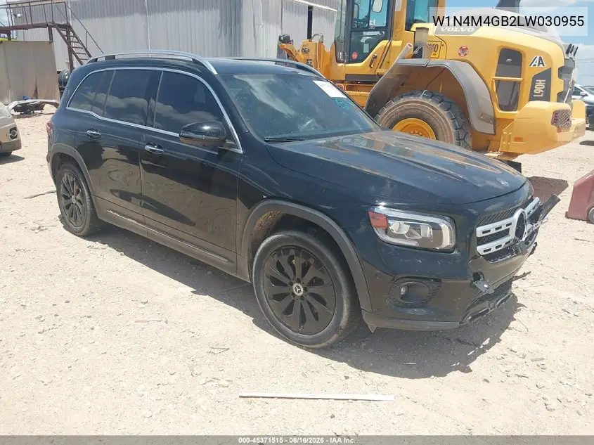 2020 Mercedes-Benz Glb 250 VIN: W1N4M4GB2LW030955 Lot: 45371515