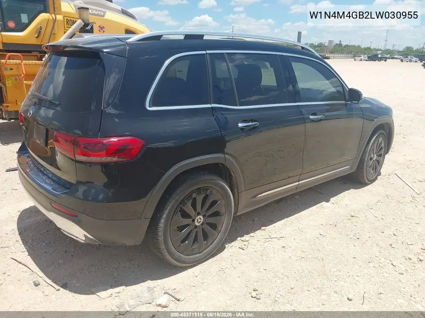 2020 Mercedes-Benz Glb 250 VIN: W1N4M4GB2LW030955 Lot: 45371515