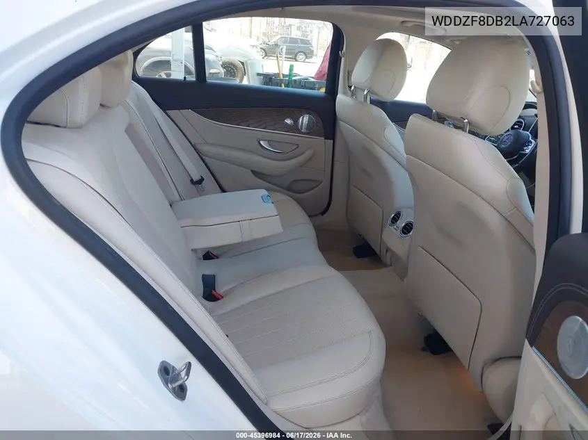 2020 Mercedes-Benz E 350 VIN: WDDZF8DB2LA727063 Lot: 45396984