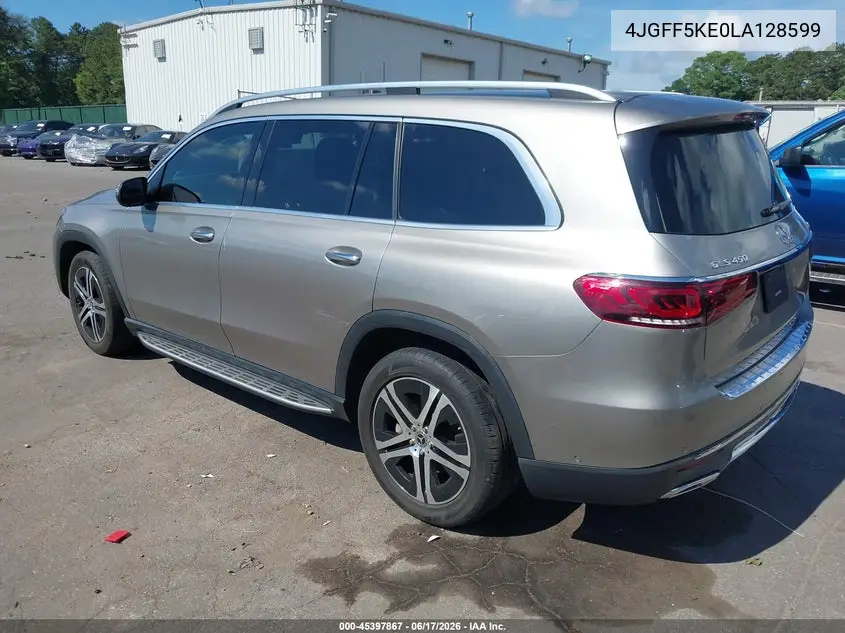 2020 Mercedes-Benz Gls 450 4Matic VIN: 4JGFF5KE0LA128599 Lot: 45397867