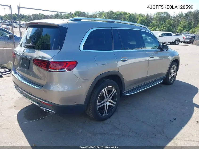 2020 Mercedes-Benz Gls 450 4Matic VIN: 4JGFF5KE0LA128599 Lot: 45397867