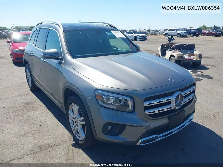 2020 Mercedes-Benz Glb 250 4Matic VIN: WDC4M4HBXLW006354 Lot: 45442729