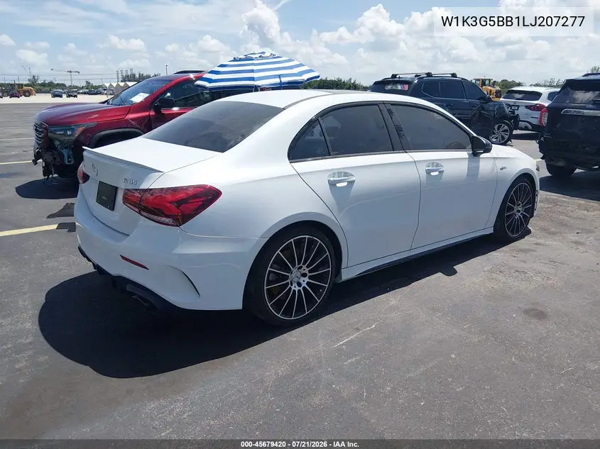 W1K3G5BB1LJ207277 2020 Mercedes-Benz Amg A 35 4Matic