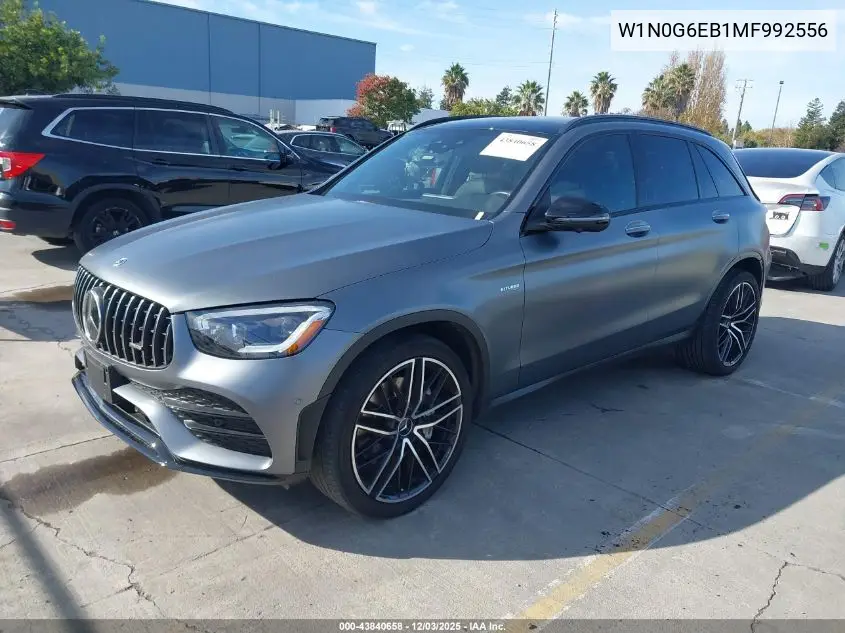 W1N0G6EB1MF992556 2021 Mercedes-Benz Amg Glc 43 4Matic