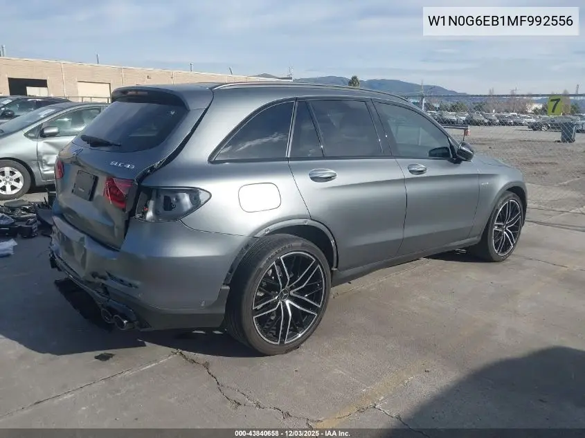 W1N0G6EB1MF992556 2021 Mercedes-Benz Amg Glc 43 4Matic
