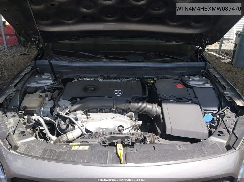 2021 Mercedes-Benz Glb 250 4Matic VIN: W1N4M4HBXMW087470 Lot: 45262132