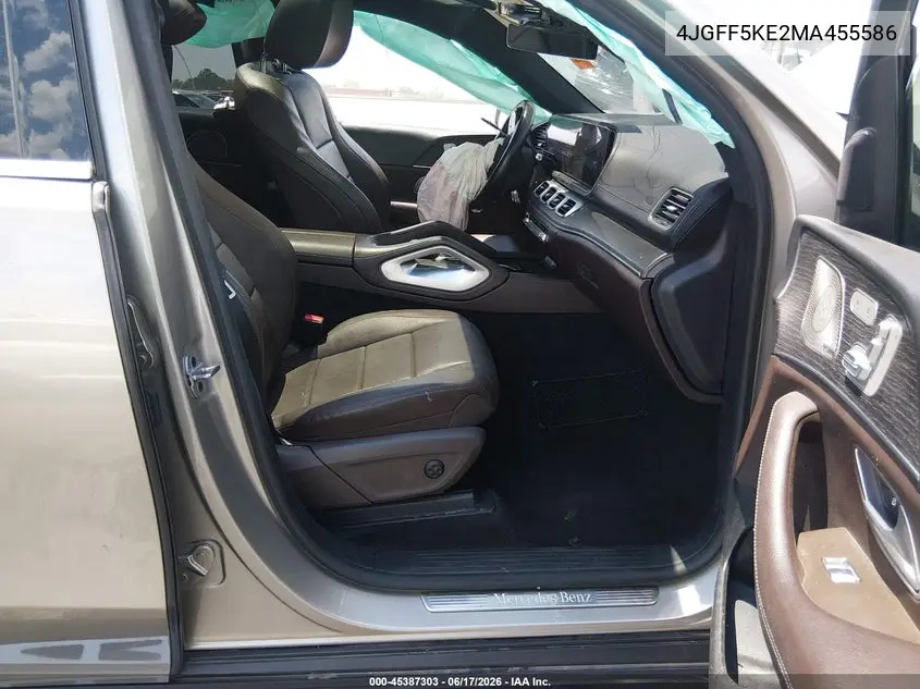 2021 Mercedes-Benz Gls 450 4Matic VIN: 4JGFF5KE2MA455586 Lot: 45387303