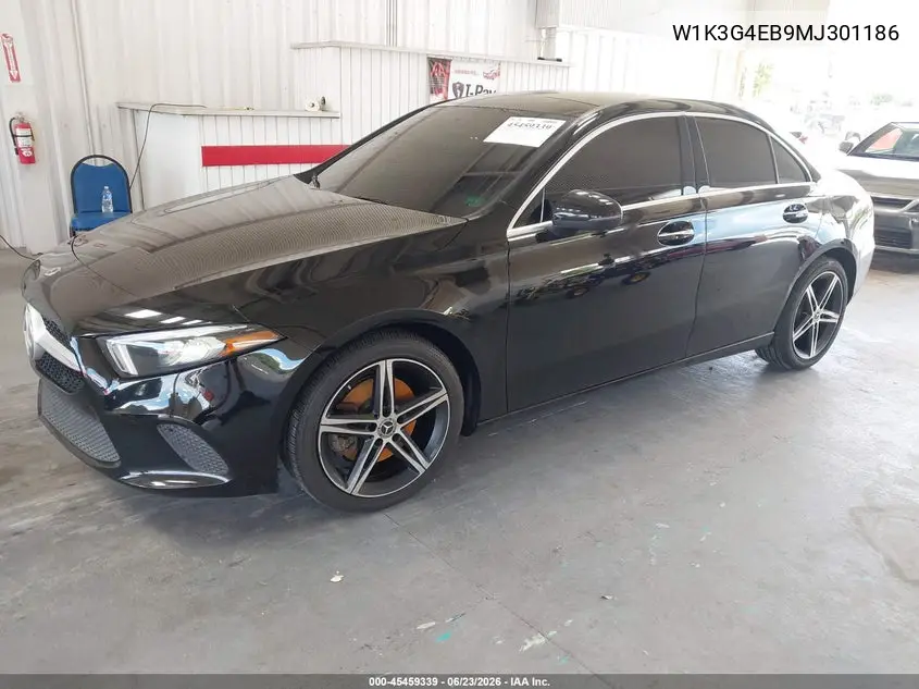 2021 Mercedes-Benz A 220 VIN: W1K3G4EB9MJ301186 Lot: 45459339