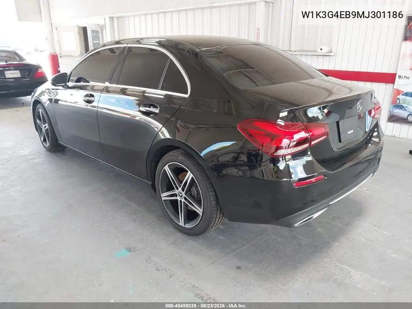 2021 Mercedes-Benz A 220 VIN: W1K3G4EB9MJ301186 Lot: 45459339