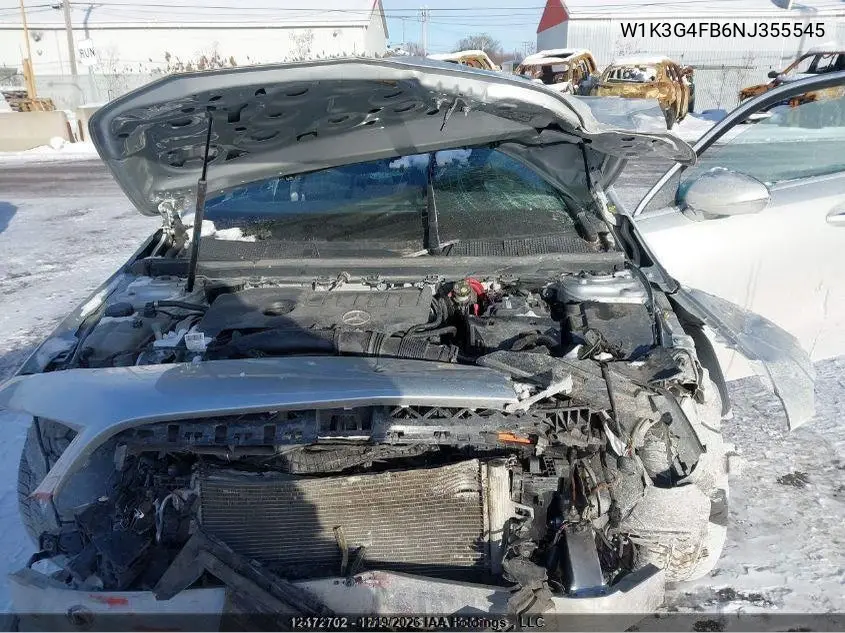 2022 Mercedes-Benz A 220 4Mtic VIN: W1K3G4FB6NJ355545 Lot: 12517971