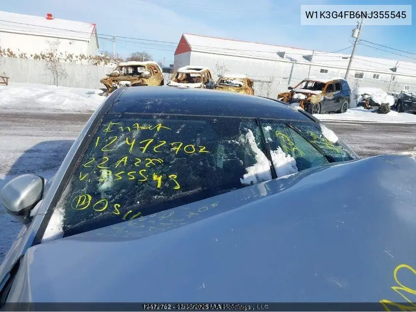 2022 Mercedes-Benz A 220 4Mtic VIN: W1K3G4FB6NJ355545 Lot: 12517971