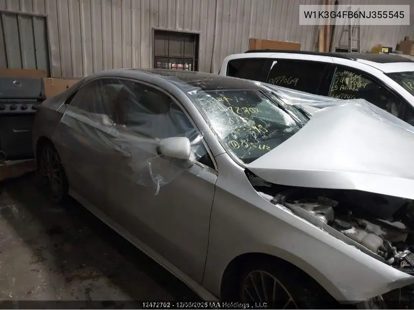 2022 Mercedes-Benz A 220 4Mtic VIN: W1K3G4FB6NJ355545 Lot: 12517971