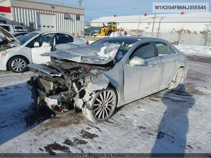 2022 Mercedes-Benz A 220 4Mtic VIN: W1K3G4FB6NJ355545 Lot: 12517971