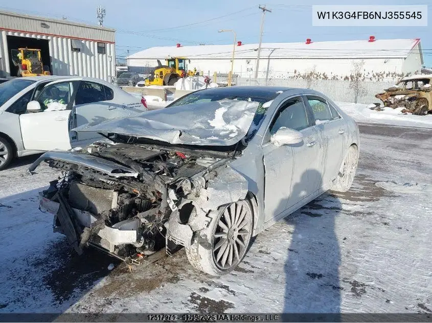 2022 Mercedes-Benz A 220 4Mtic VIN: W1K3G4FB6NJ355545 Lot: 12517971