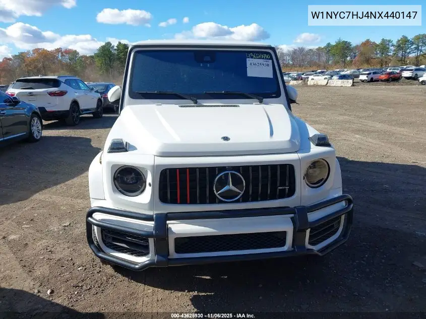 W1NYC7HJ4NX440147 2022 Mercedes-Benz Amg G 63 4Matic