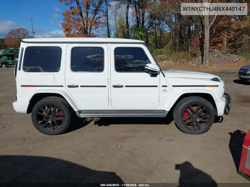 W1NYC7HJ4NX440147 2022 Mercedes-Benz Amg G 63 4Matic