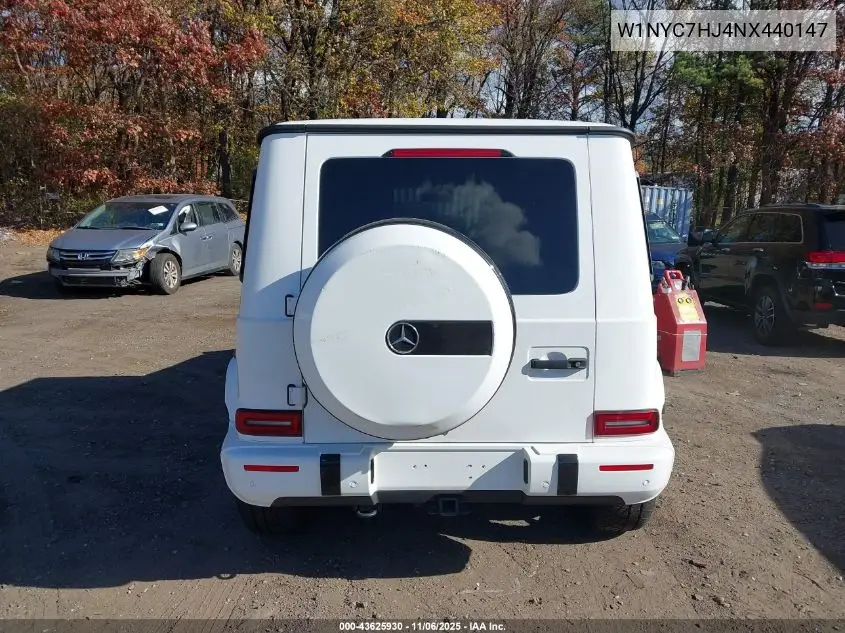 W1NYC7HJ4NX440147 2022 Mercedes-Benz Amg G 63 4Matic