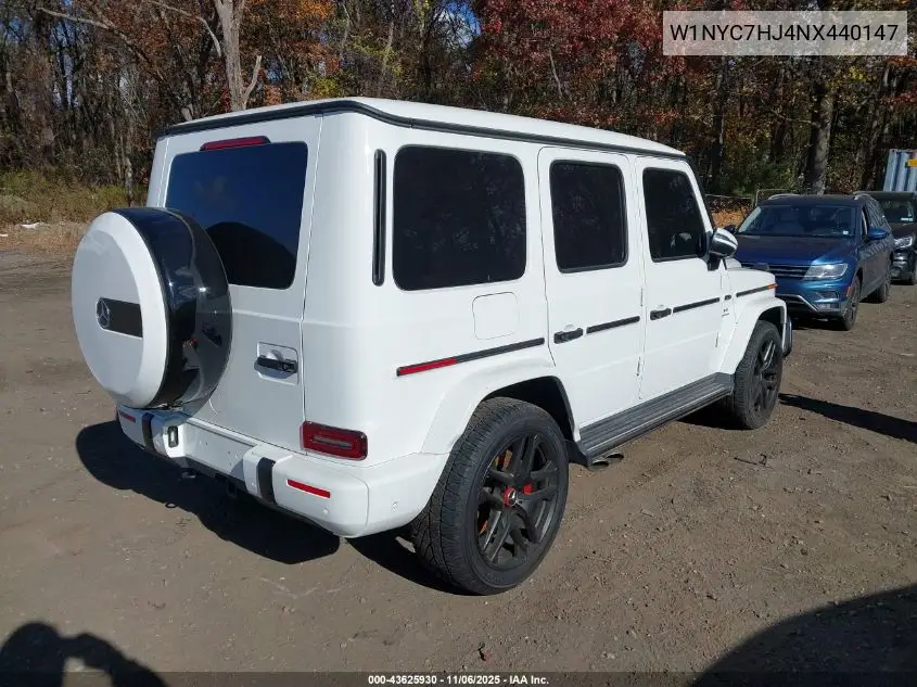 W1NYC7HJ4NX440147 2022 Mercedes-Benz Amg G 63 4Matic