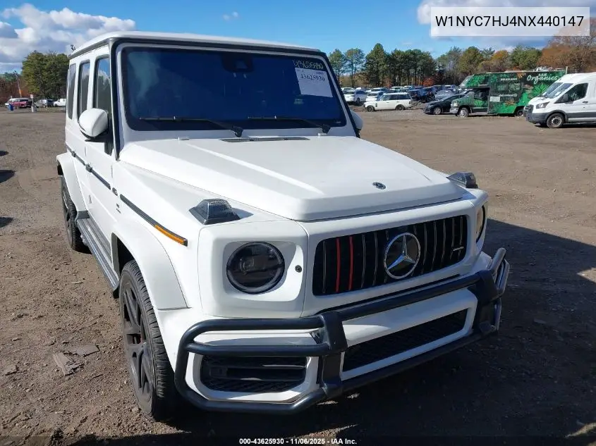 W1NYC7HJ4NX440147 2022 Mercedes-Benz Amg G 63 4Matic