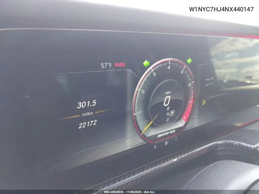 W1NYC7HJ4NX440147 2022 Mercedes-Benz Amg G 63 4Matic