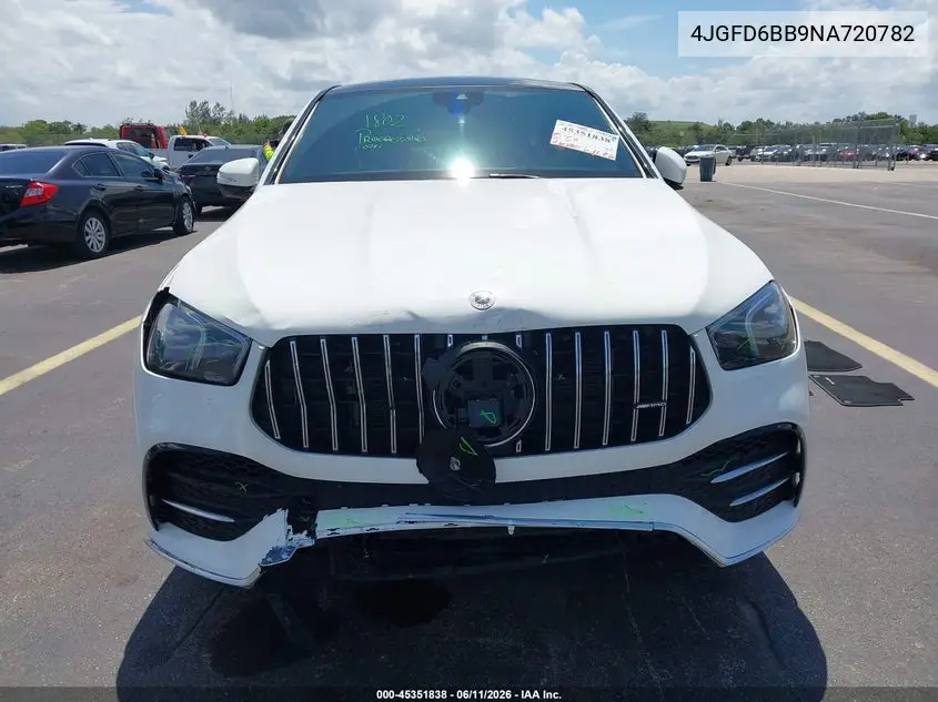 2022 Mercedes-Benz Amg Gle 53 Coupe 4Matic VIN: 4JGFD6BB9NA720782 Lot: 45351838