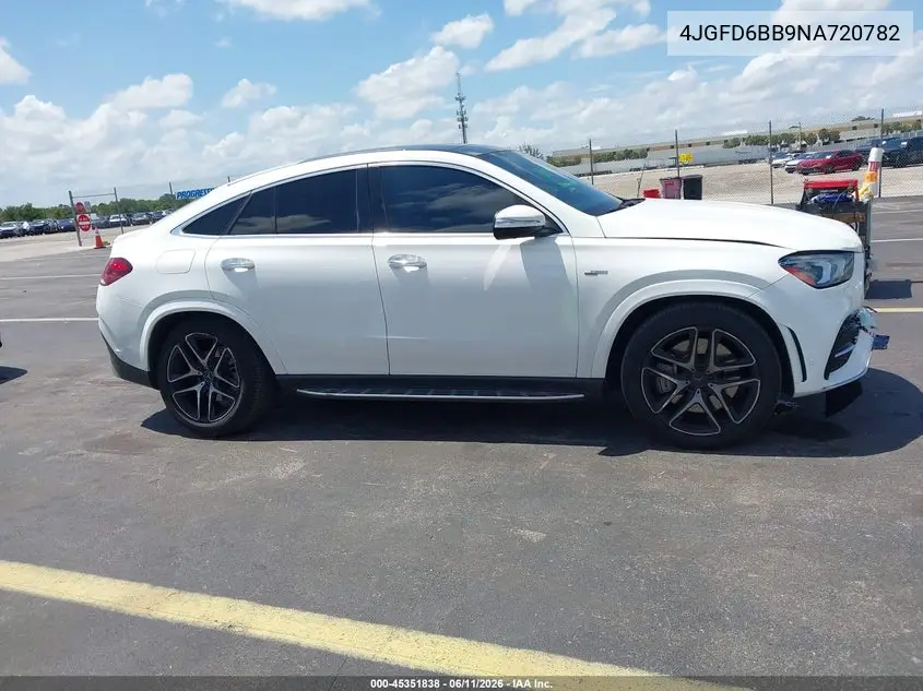 2022 Mercedes-Benz Amg Gle 53 Coupe 4Matic VIN: 4JGFD6BB9NA720782 Lot: 45351838